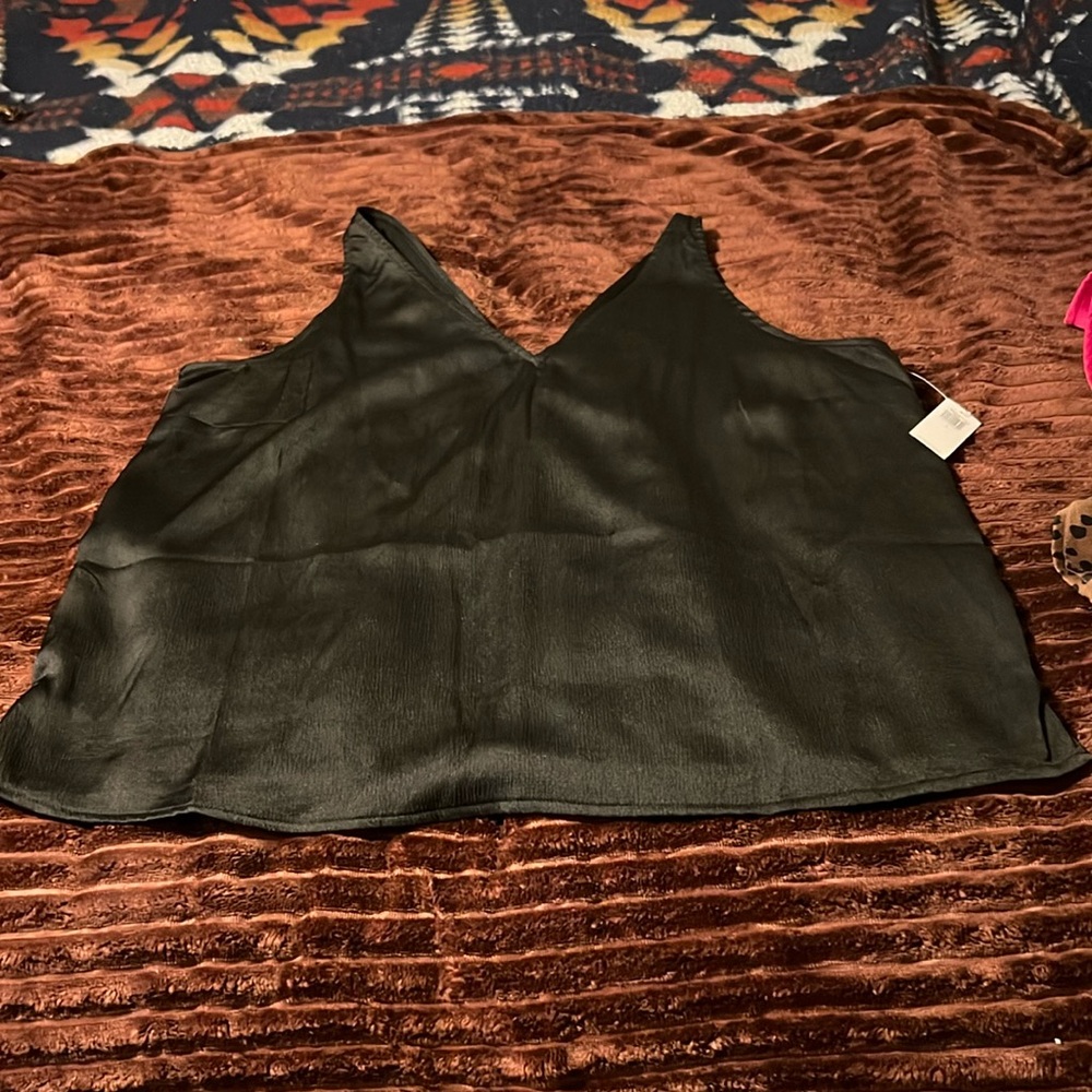 Deep V neck tank